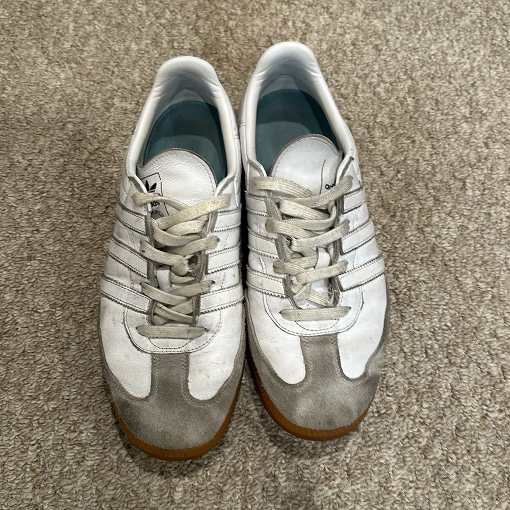 Adidas Samba White Sneakers (M10.5)